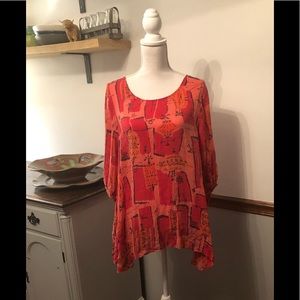 Tianello beautiful silk type blouse